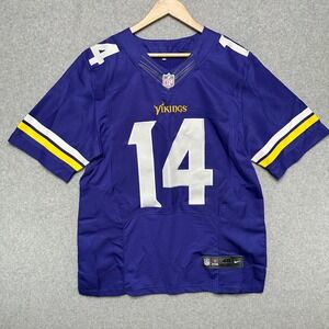 Nike Mens Minnesota Vikings Stefon Diggs 14 On Field Jersey Purple Size 40 M
